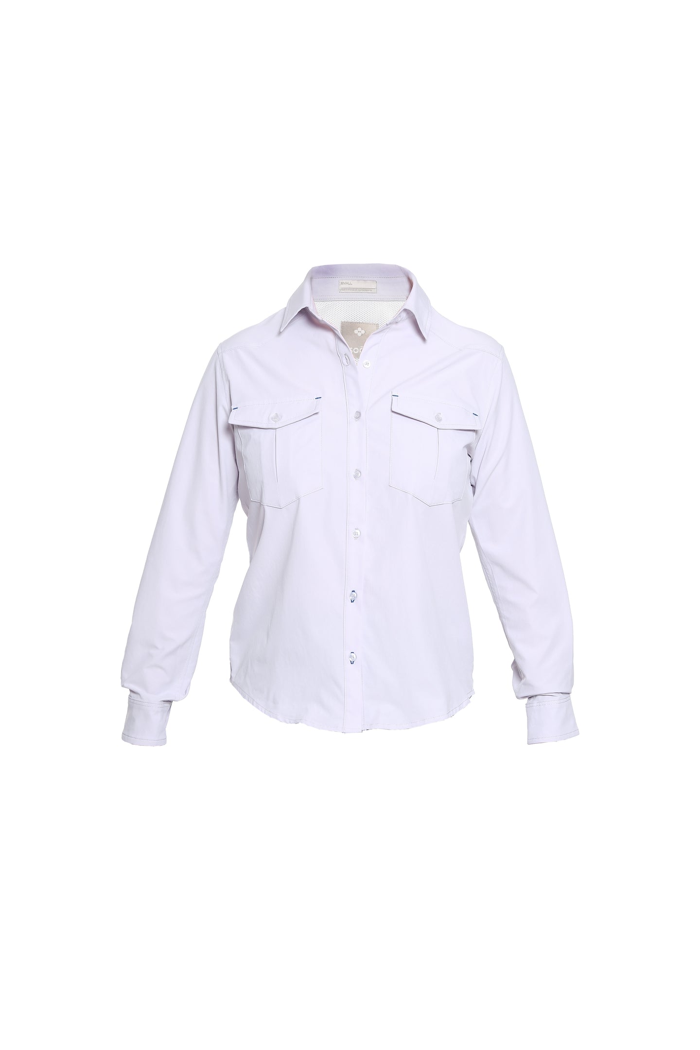 Cloud/Blue Button Down