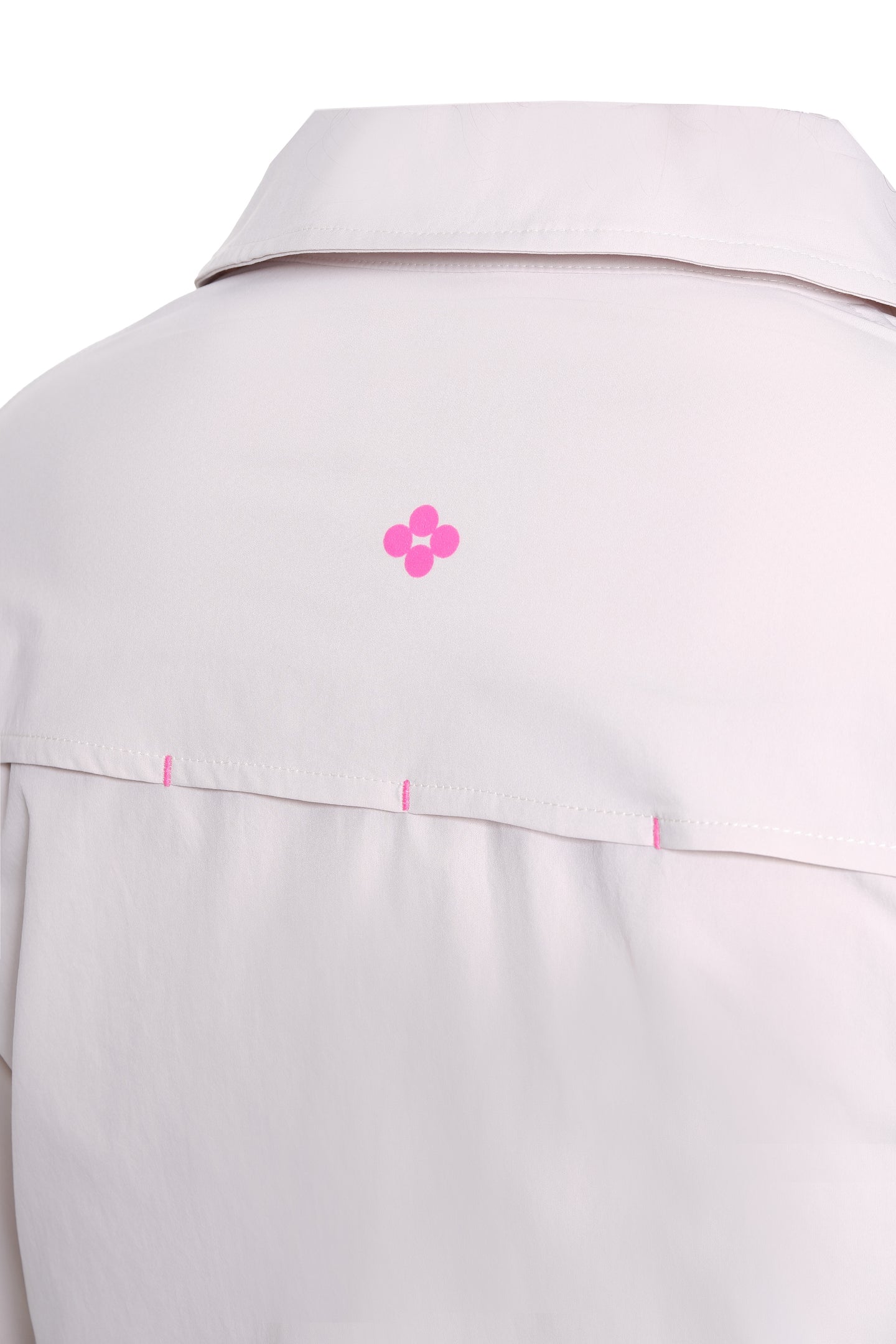 Sand/Pink Button Down Back