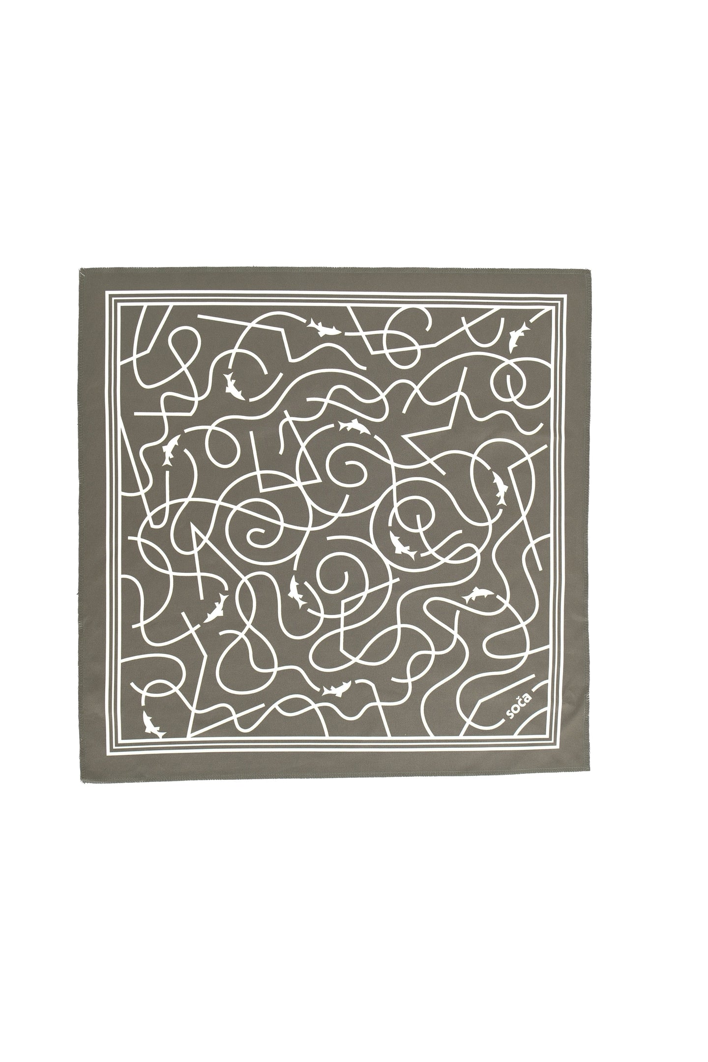Olive Green Swirl Bandada