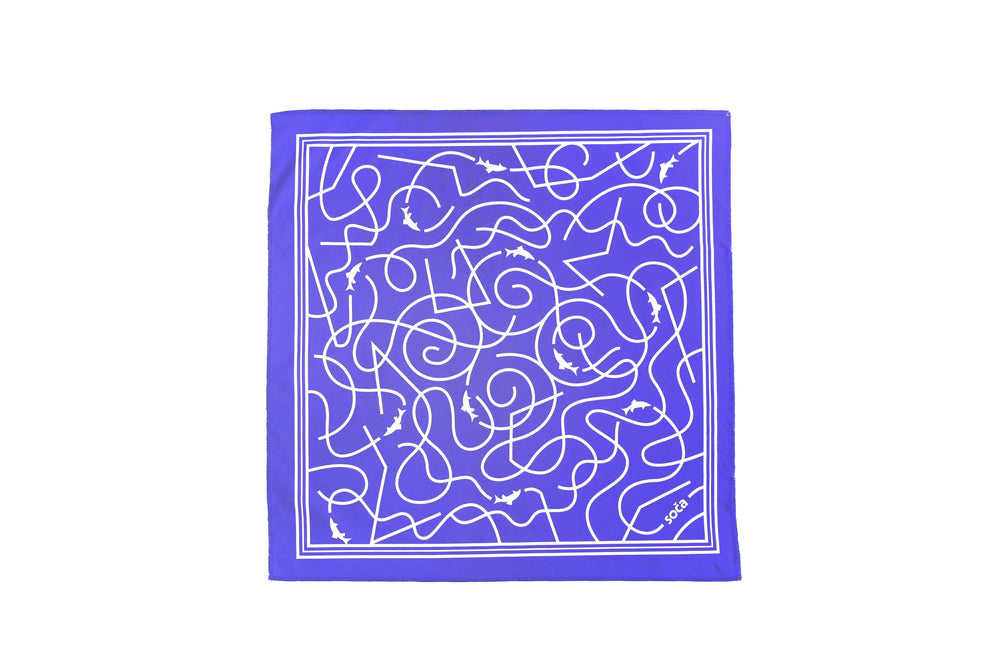 Purple Swirl Bandana